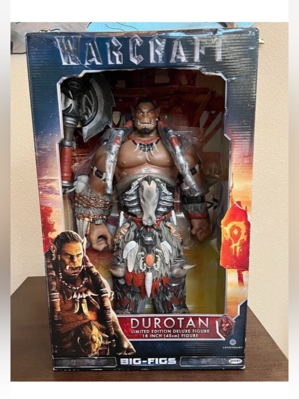 World Of Warcraft Durotan Limited
Edition Deluxe Action Figure 18”